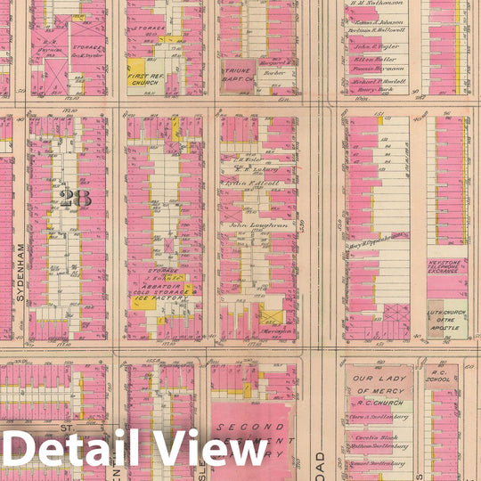 Historic Map : Philadelphia 1908 Plate 011 , Atlas 28th 32nd & 37th Wards of the City of Philadelphia , Vintage Wall Art