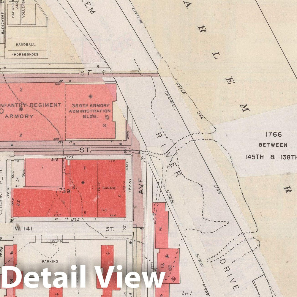 Historic Map : Manhattan Land Book 1955 - Updated Through Nov 7th, New York City 1975 Plate 156 , Vintage Wall Art