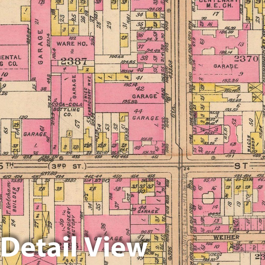 Historic Map : Borough of The Bronx, Sections 9-13, The Bronx 1928 Plate 038 , Vintage Wall Art