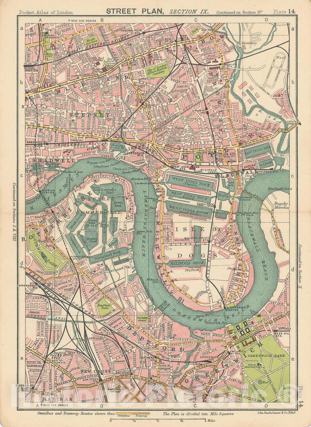 Historic Map : Europe, London 1917 Plate 014 , Vintage Wall Art