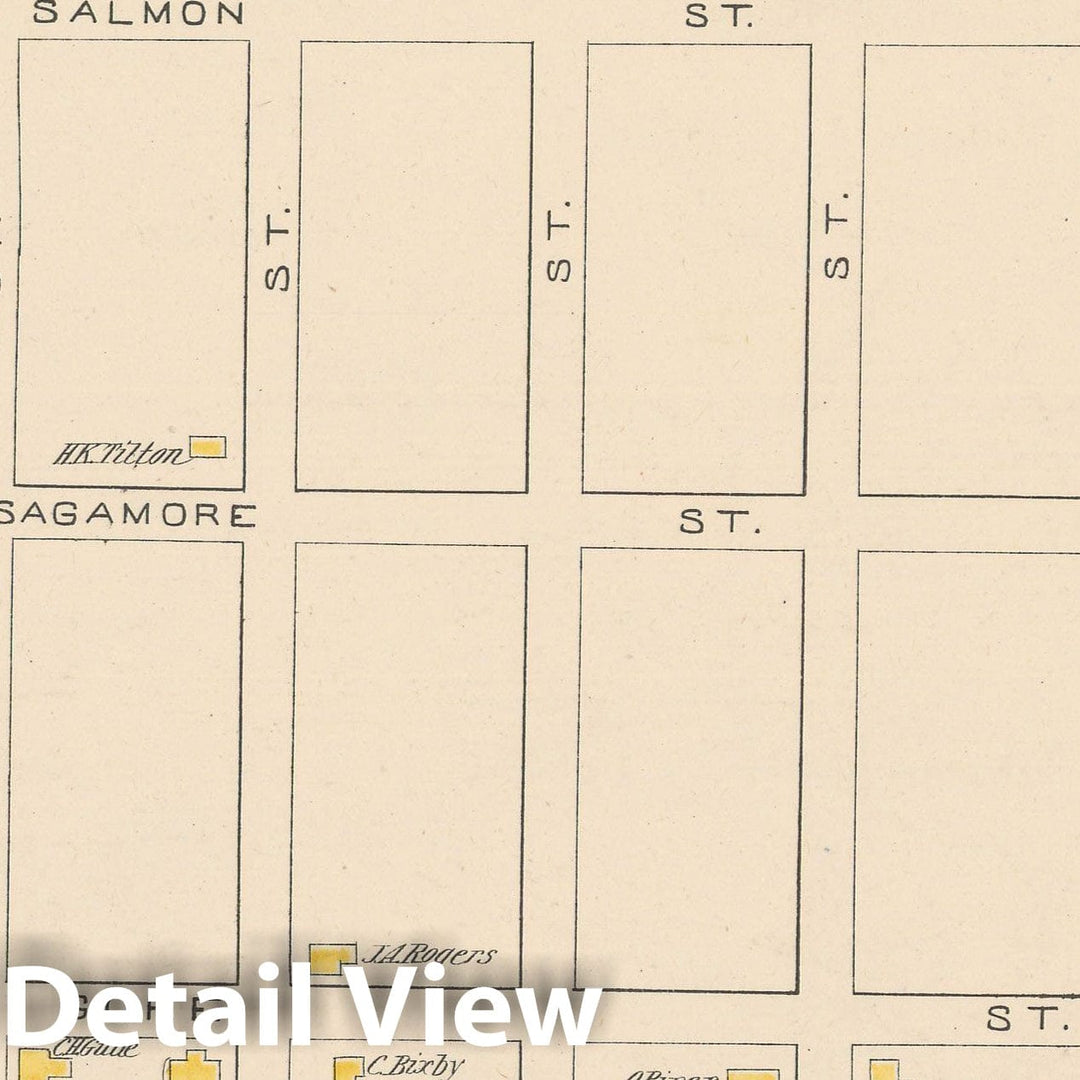 Historic Map : Manchester 1892 , Town and City Atlas State of New Hampshire , v12, Vintage Wall Art