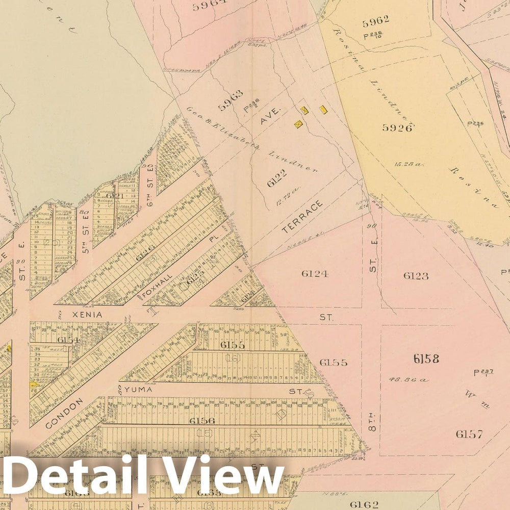 Historic Map : Atlas of Washington D.C. Volume 4 (NE, SE), Washington 1907 Plate 025 , Vintage Wall Art