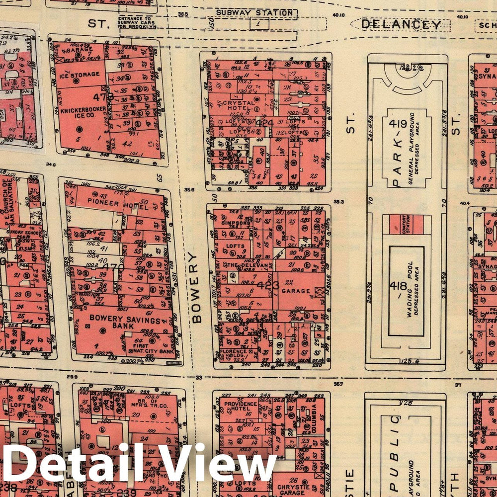 Historic Map : Manhattan Land Book 1955 - Updated Through Nov 7th, New York City 1975 Plate 018 , v2, Vintage Wall Art