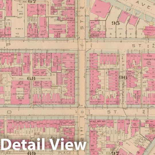 Historic Map : Atlas of Washington D.C. Volume 1 (Inner NW), Washington 1939 Plate 006 , Vintage Wall Art