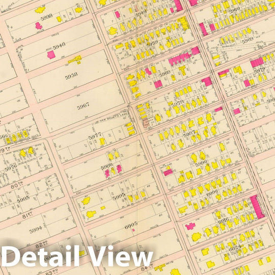 Historic Map : Vol. 2, Brooklyn 1907 Plate 002 , Atlas Borough of Brooklyn , Vintage Wall Art