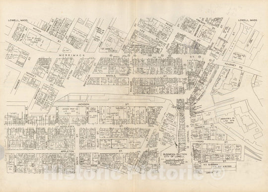 Historic Map : New England States Ed., Lowell 1946 , Nirenstein's National Preferred Real Estate Locations of Business Properties , Vintage Wall Art