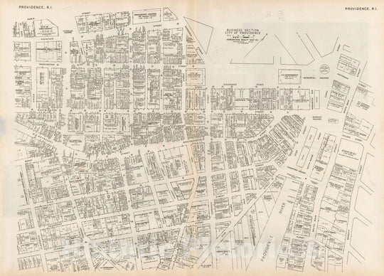 Historic Map : New England States Ed., Providence 1946 , Nirenstein's National Preferred Real Estate Locations of Business Properties , Vintage Wall Art