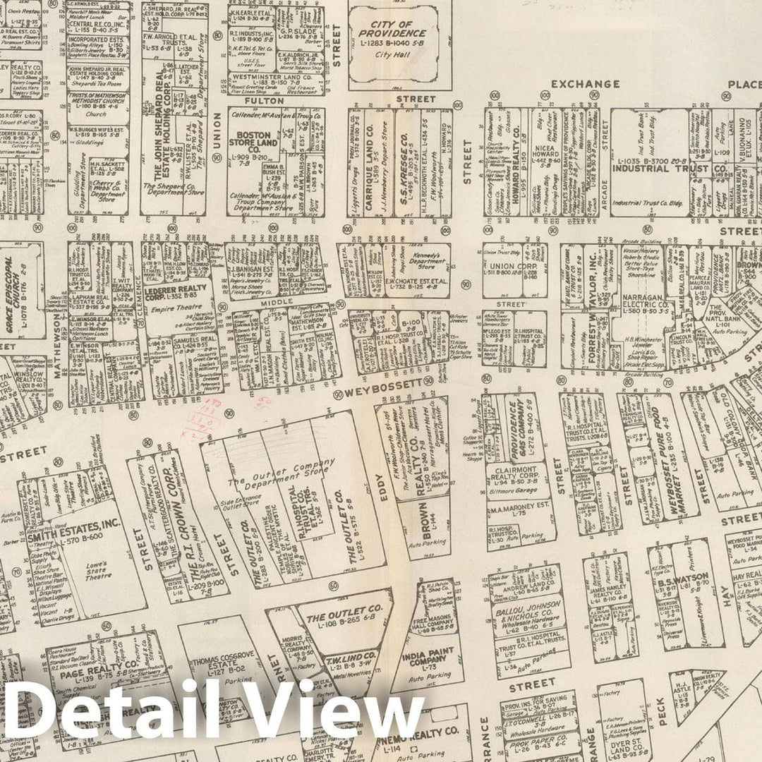 Historic Map : New England States Ed., Providence 1946 , Nirenstein's National Preferred Real Estate Locations of Business Properties , Vintage Wall Art