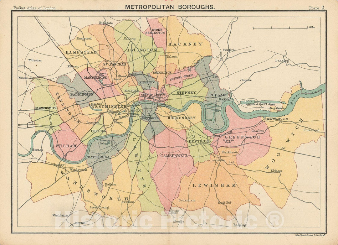 Historic Map : Europe, London 1917 Plate 002 , Vintage Wall Art