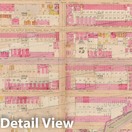 Historic Map : Brooklyn 1904 Plate 021 , Atlas Borough of Brooklyn , Vintage Wall Art