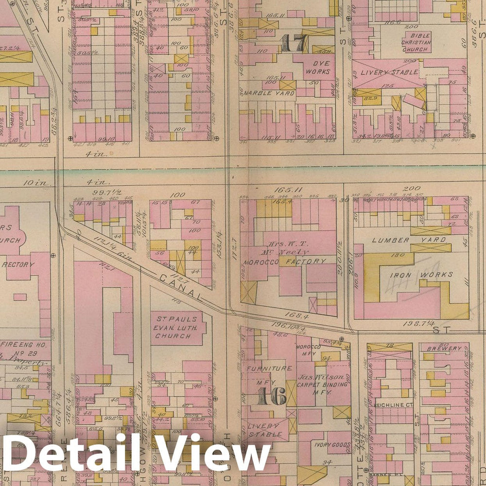 Historic Map : Atlas City of Philadelphia, Vol. 3, Philadelphia 1886 Plate D , Vintage Wall Art