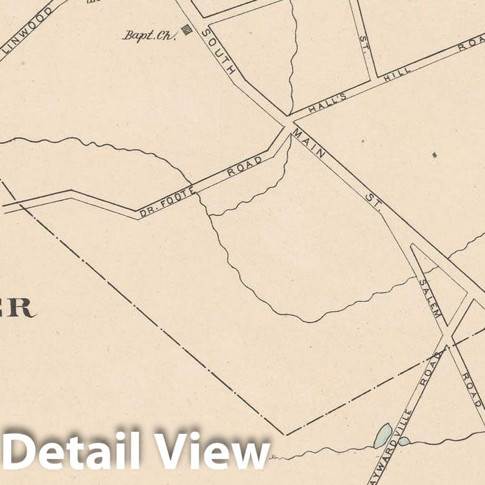 Historic Map : Colchester & Sprague 1893 , Town and City Atlas State of Connecticut , Vintage Wall Art