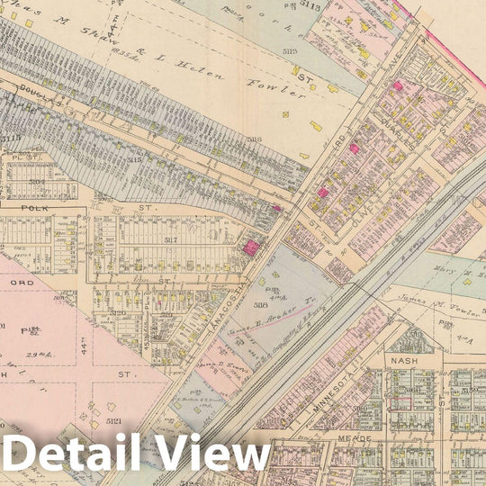 Historic Map : Atlas of Washington D.C. Volume 4 (NE, SE), Washington 1927 Plate 013 , Vintage Wall Art