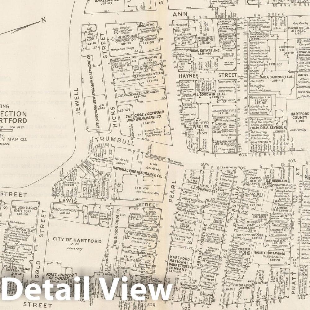 Historic Map : New England States Ed., Hartford 1946 , Nirenstein's National Preferred Real Estate Locations of Business Properties , Vintage Wall Art