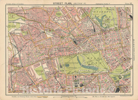 Historic Map : Europe, London 1917 Plate 011 , Vintage Wall Art