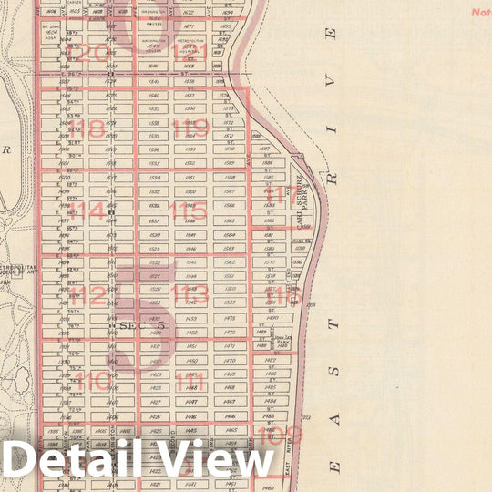 Historic Map : Manhattan Land Book 1955 - Updated Through Nov 7th, Manhattan & New York City 1955 Index Plate , v2, Vintage Wall Art