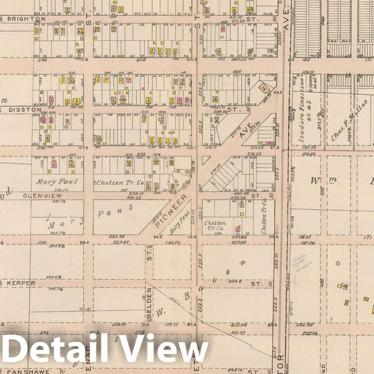 Historic Map : Atlas City of Philadelphia 35th Ward, Philadelphia 1927 Plate 009 , Vintage Wall Art