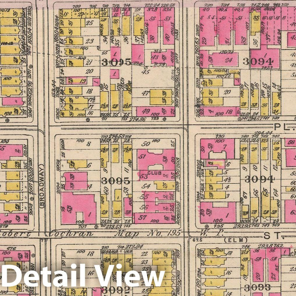 Historic Map : Borough of The Bronx, Sections 9-13, The Bronx 1928 Plate 103 , Vintage Wall Art