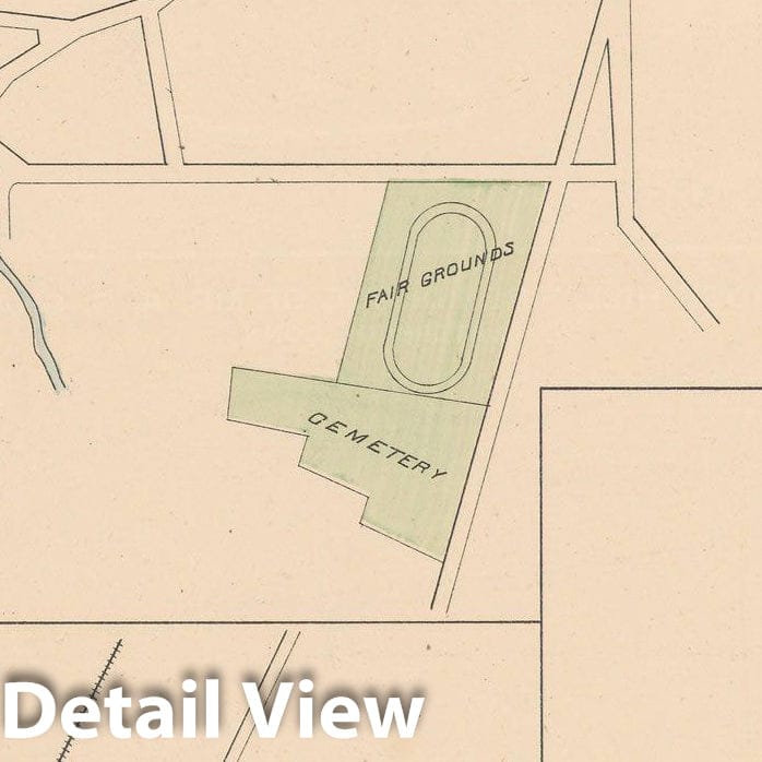 Historic Map : Brooklyn & Plainfield 1893 , Town and City Atlas State of Connecticut , Vintage Wall Art