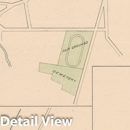 Historic Map : Brooklyn & Plainfield 1893 , Town and City Atlas State of Connecticut , Vintage Wall Art