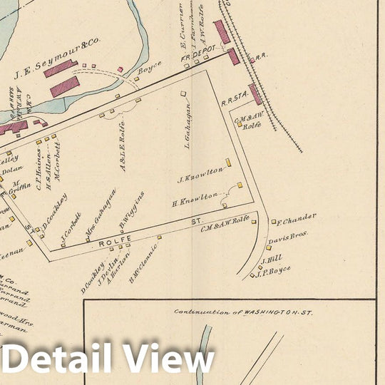 Historic Map : Boscawen & Chichester & Concord 1892 , Town and City Atlas State of New Hampshire , Vintage Wall Art