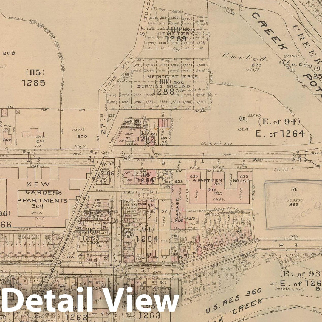 Historic Map : Atlas of Washington D.C. Volume 3 (Outer NW), Georgetown & Washington 1937 Plate 003 , Vintage Wall Art