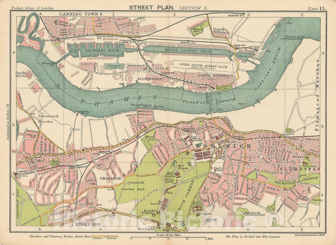 Historic Map : Europe, London 1917 Plate 015 , Vintage Wall Art