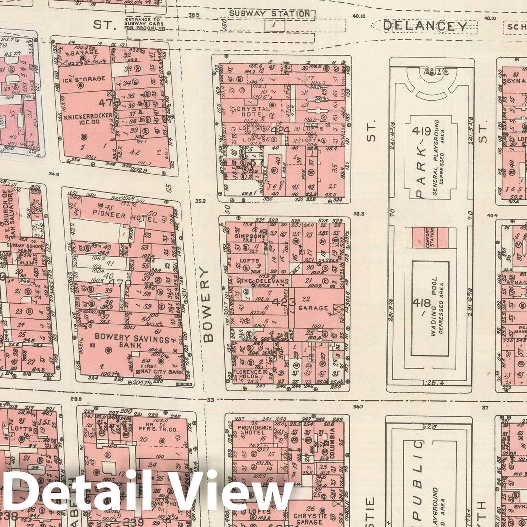 Historic Map : Manhattan Land Book 1955 - Updated Through Nov 7th, New York City 1975 Plate 018 , Vintage Wall Art