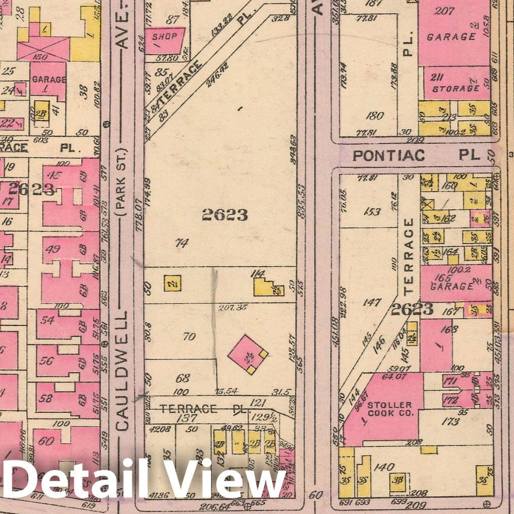 Historic Map : Borough of The Bronx, Sections 9-13, The Bronx 1928 Plate 047 , Vintage Wall Art