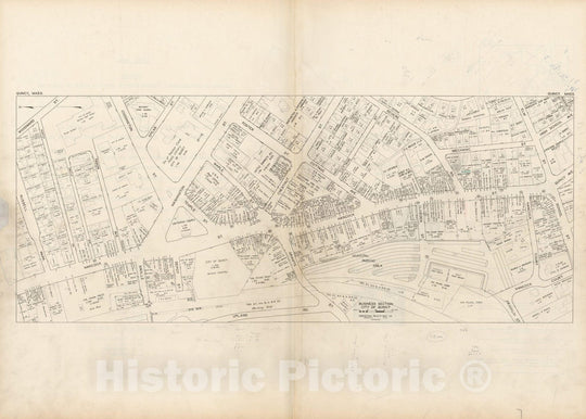 Historic Map : New England States Ed., Quincy 1946 , Nirenstein's National Preferred Real Estate Locations of Business Properties , Vintage Wall Art