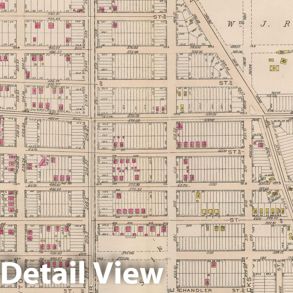 Historic Map : Atlas City of Philadelphia 35th Ward, Philadelphia 1927 Plate 016 , Vintage Wall Art