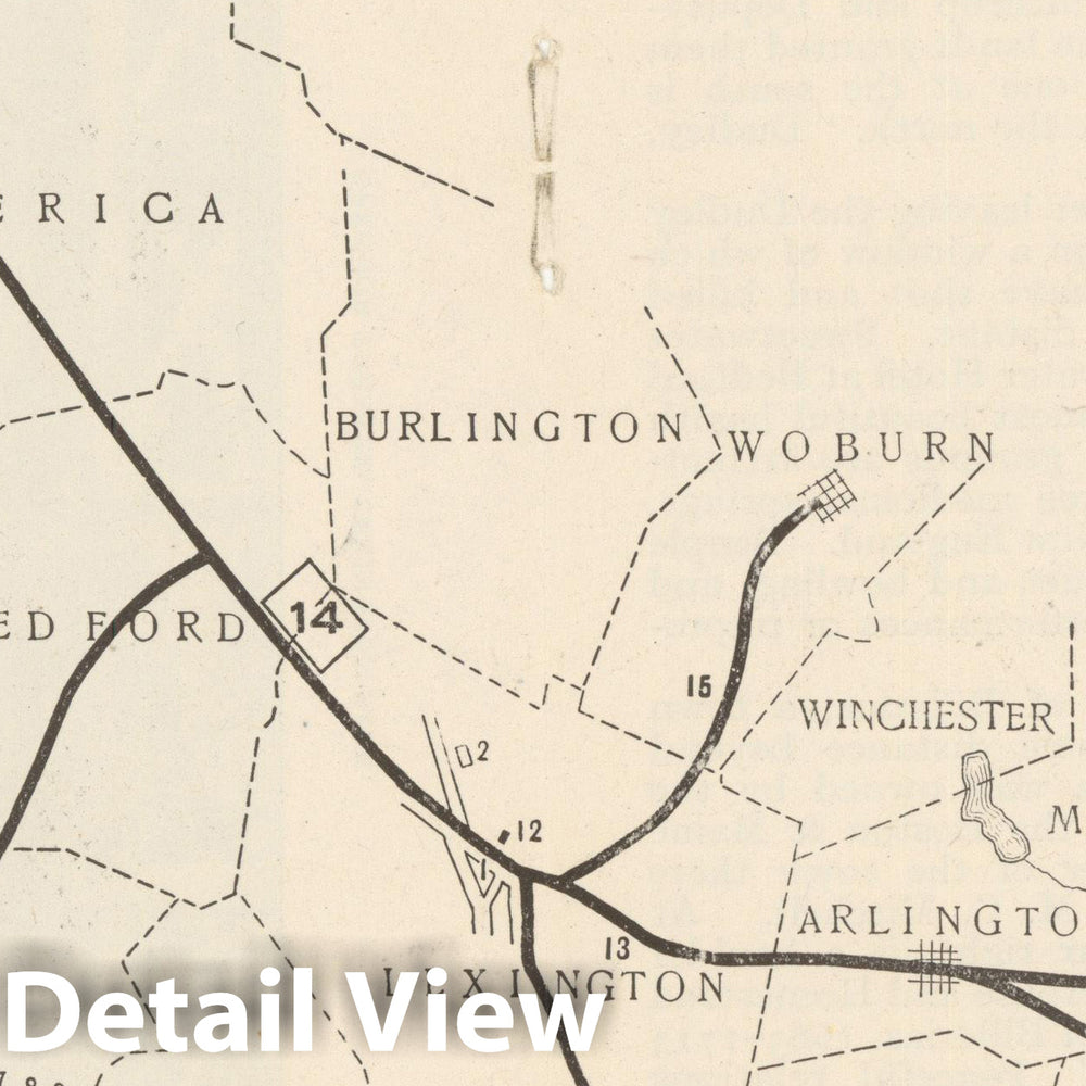 Historic Map : Middlesex & Boston Street Railway 1910 Transit Cartography , Vintage Wall Art