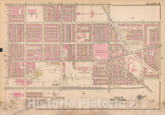 Historic Map : Atlas City of Philadelphia Wards 24,27,34,40,44&46 West Philadelphia, West Philadelphia 1927 Plate 031 , Vintage Wall Art