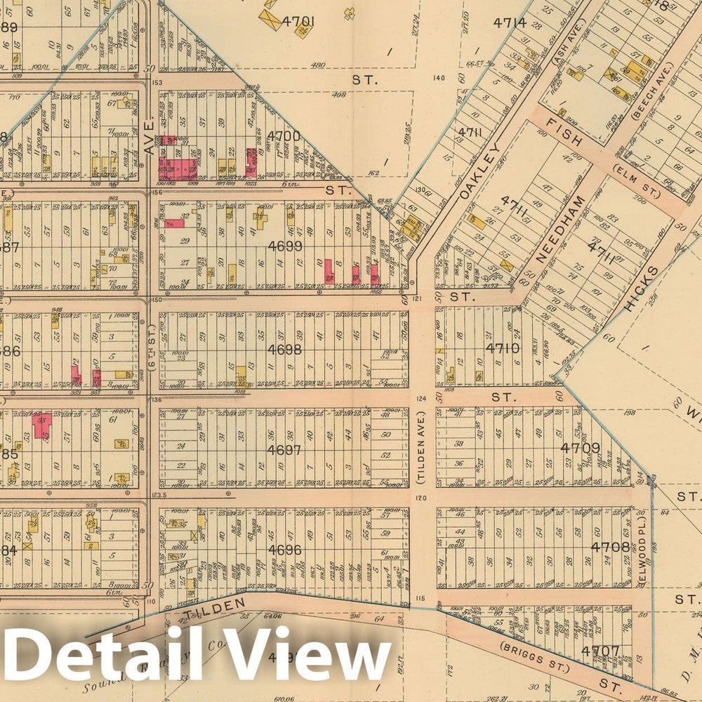 Historic Map : Atlas City of NY, Borough of The Bronx, Annexed District, The Bronx 1913 Plate 002 , Vintage Wall Art