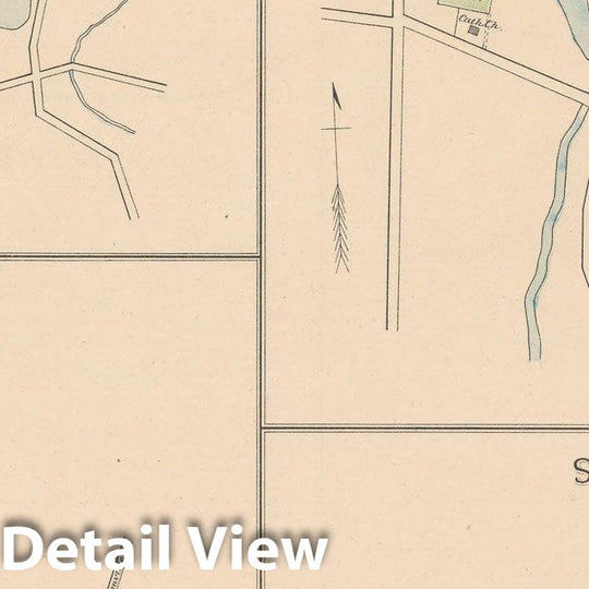 Historic Map : Killingly & Plainfield & Windham 1893 , Town and City Atlas State of Connecticut , Vintage Wall Art