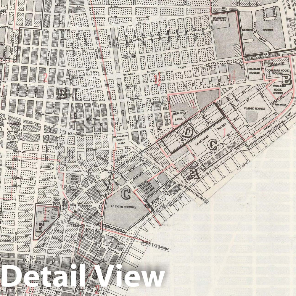 Historic Map : Manhattan Land Book 1955 - Updated Through Nov 7th, Manhattan & New York City Index Plate , Vintage Wall Art