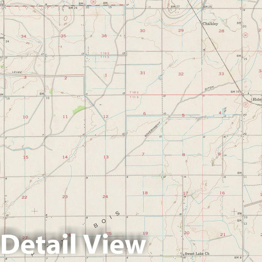 Historic Map : USGS 7.5 Minute Sheets and Quadrangles, Lake Charles 1955 Topographic Map , Vintage Wall Art