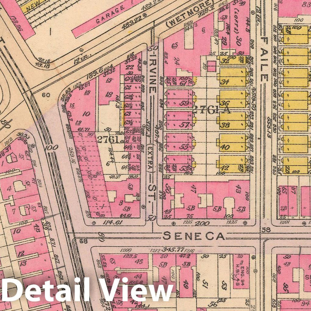 Historic Map : Borough of The Bronx, Sections 9-13, The Bronx 1928 Plate 059 , Vintage Wall Art