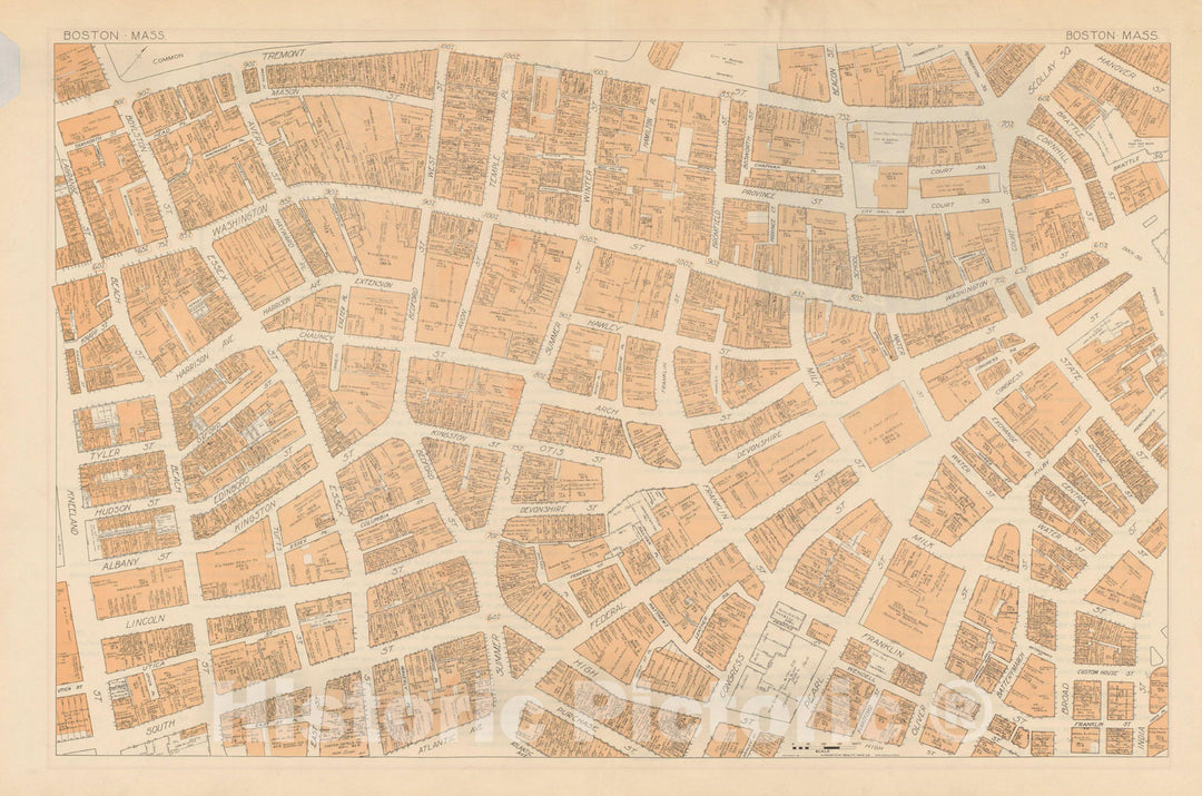 Historic Map : New England States Ed., Boston 1946 , Nirenstein's National Preferred Real Estate Locations of Business Properties , Vintage Wall Art