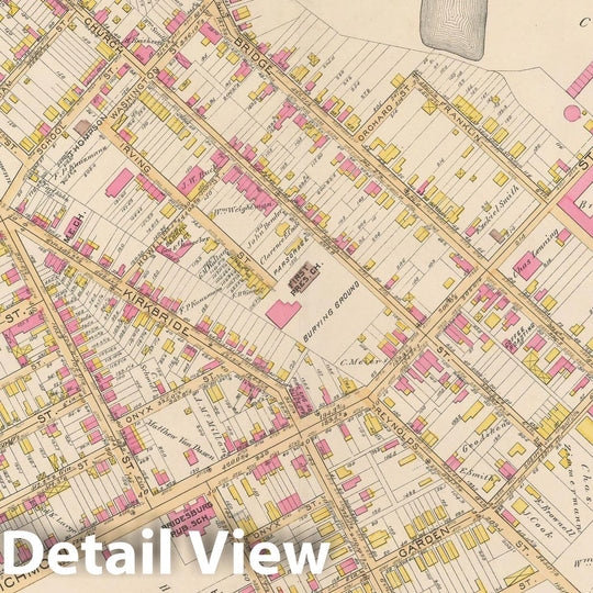 Historic Map : Atlas City of Philadelphia Volume 9 25th and 33rd Wards, Philadelphia 1891 Plate 029 , Vintage Wall Art