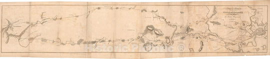 Historic Map : Rhode Island, the Proposed Boston and Providence Railway 1828 Transit Railroad Catography , Vintage Wall Art