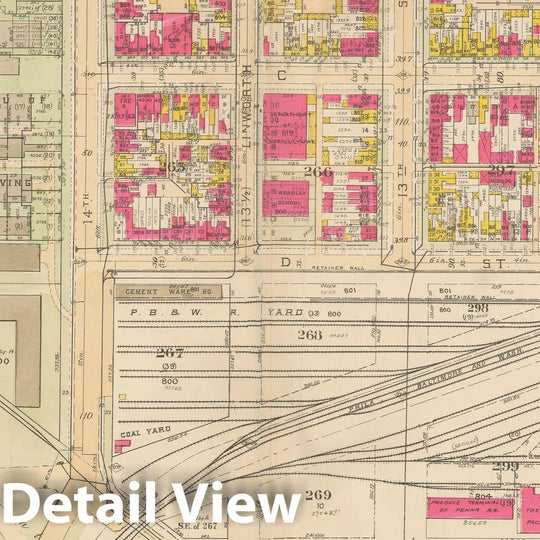 Historic Map : Atlas of Washington D.C. Volume 2 (NE, SE, SW), Washington 1928 Plate 001 , Vintage Wall Art