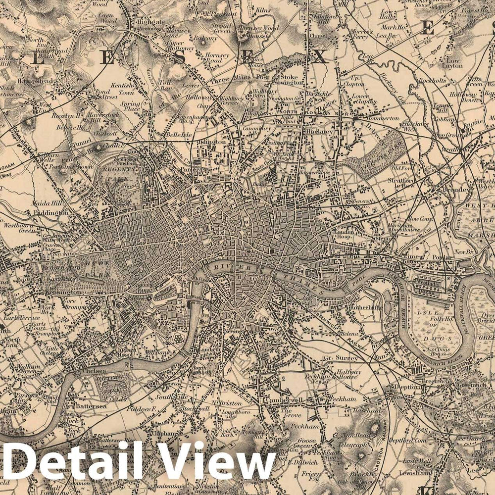 Historic Map : General Atlas (Of The World), London 1857 , Vintage Wall Art