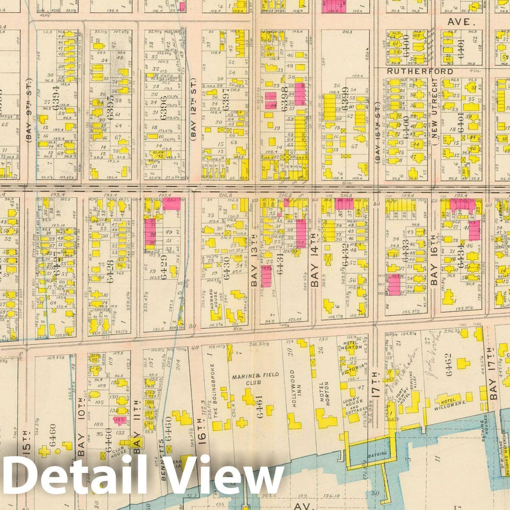 Historic Map : Vol. 2, Brooklyn 1907 Plate 011 , Atlas Borough of Brooklyn , Vintage Wall Art