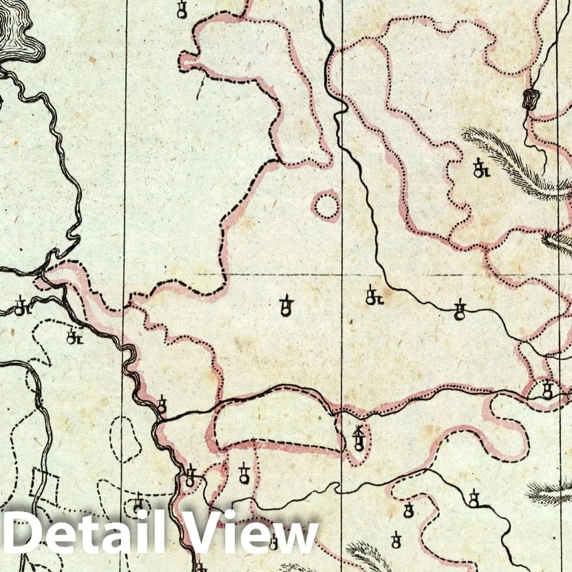 Historic Map : School Atlas Map, Westphalia District, Germany. 1801 - Vintage Wall Art