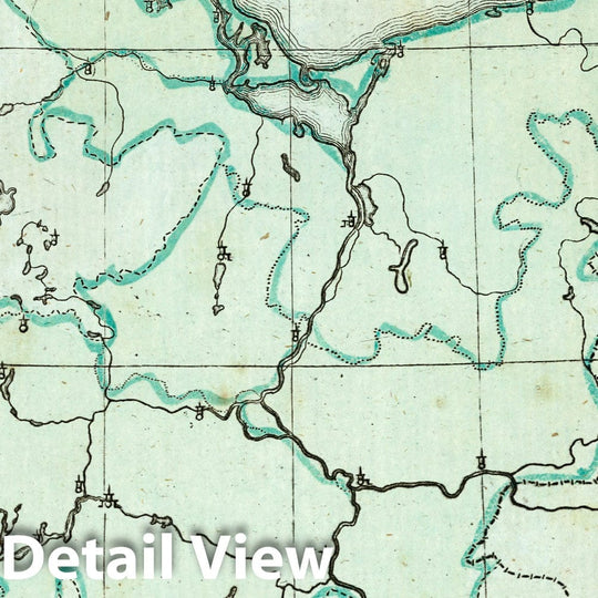 Historic Map : School Atlas Map, Northern Upper Saxon District, Germany. 1801 - Vintage Wall Art