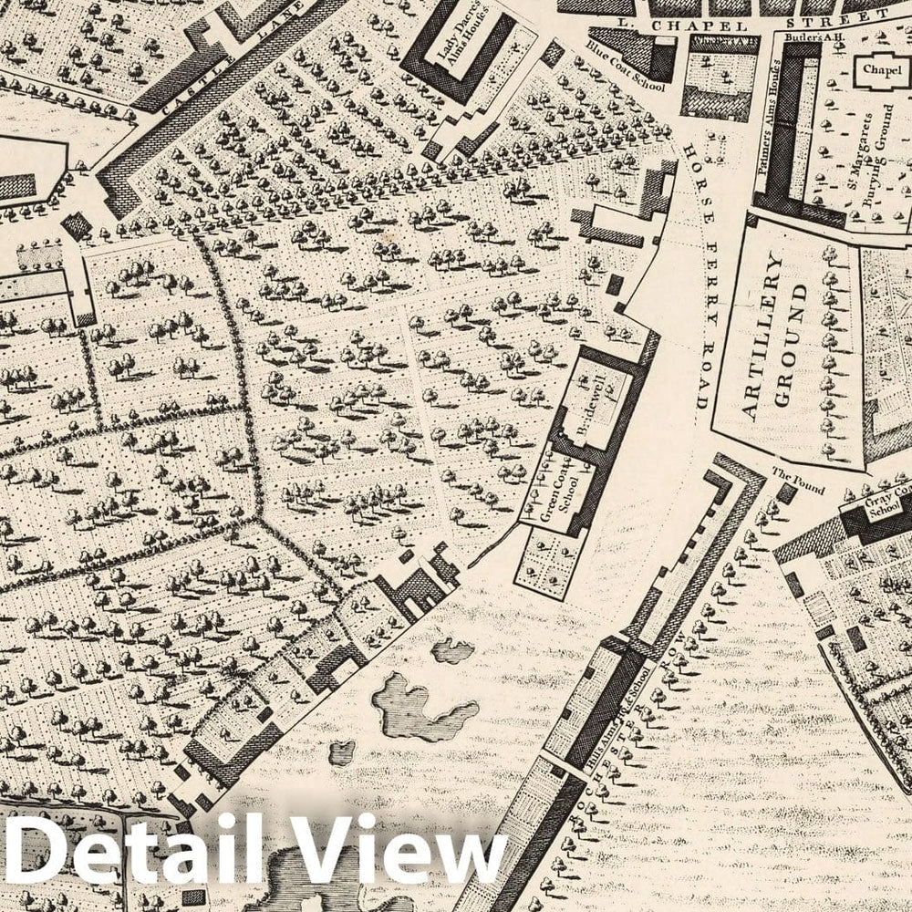 Historic Map : London (England), City Atlas Map, Sheet B 3 (a). 1919 - Vintage Wall Art