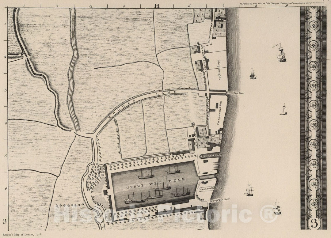 Historic Map : London (England), City Atlas Map, Sheet H 3 (a). 1919 - Vintage Wall Art