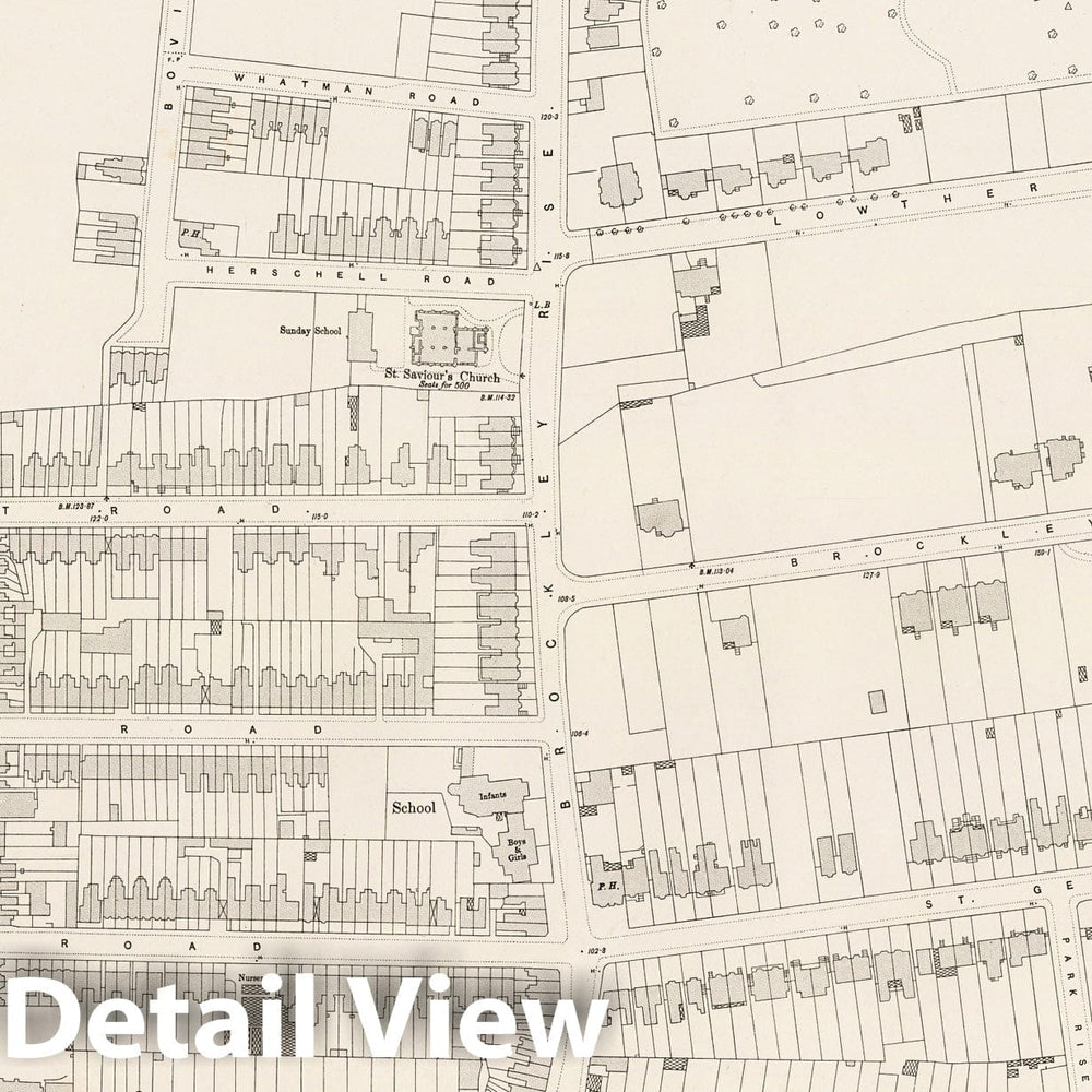 Historic Map : London (England), City Atlas Map, London Sheet XI.89 1895 - Vintage Wall Art