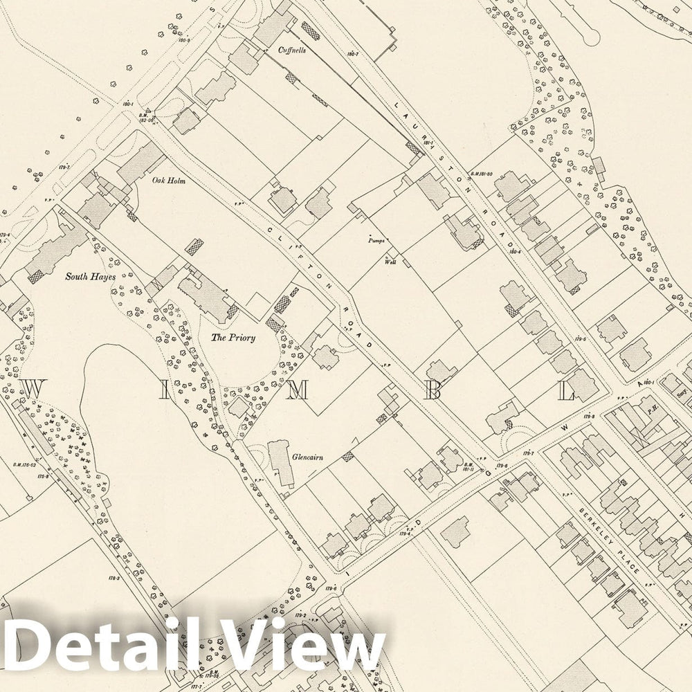 Historic Map : London (England), City Atlas Map, London Sheet XIV.26 1895 - Vintage Wall Art